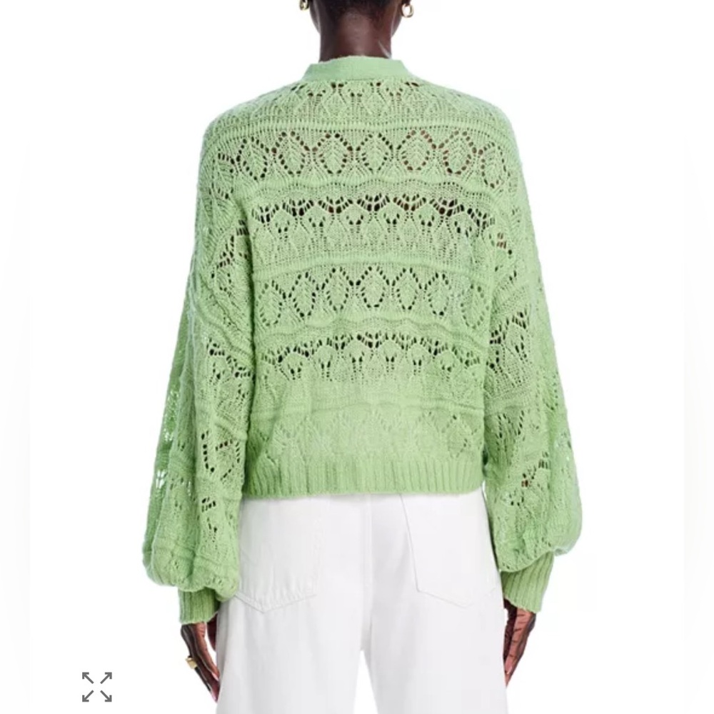 FARM Rio Light Green Knit Cardigan - Picture 3 of 6